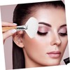 PACKOVE 2Pcs Fan Shaped Facial Makeup Brushes Soft Bristles with