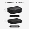 EACHY 6 Set Compression Packing Cubes for Travel & Carry-On,