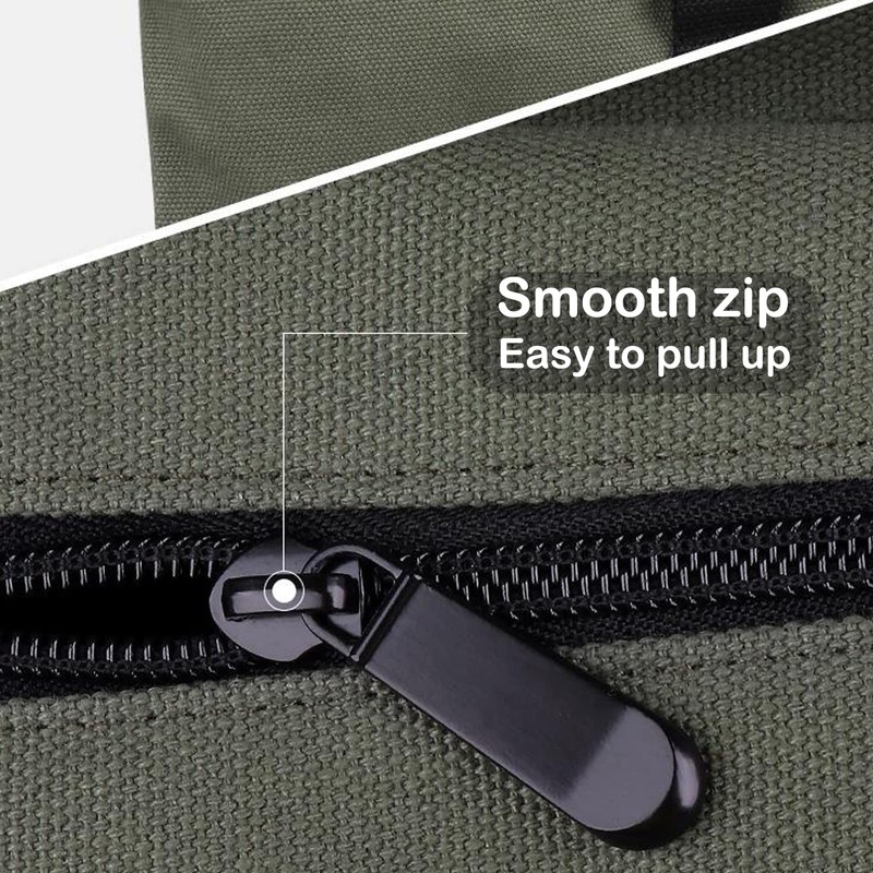 Roll Up Tool Bag, 16A Canvas Roll Up Pouch with