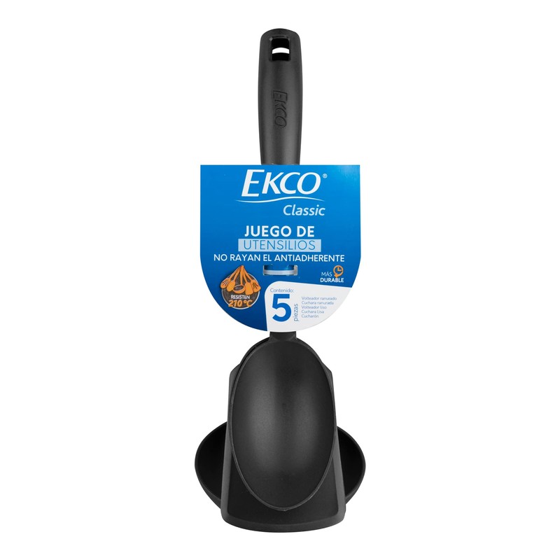 Ekco 44008 Set de Utensilios de Cocina, 5 Piezas Hechos