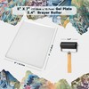 BuzzBright Gel Printing Plate kit, Complete Printmaking Set with 5”X7”