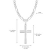 Inspired By My Girls High Polished Solid Sterling Silver Cross