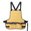 HARFINGTON Canvas Work Tool Apron 22.8"x22" Adjustable Belt Workshop Bib