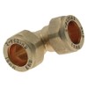 hep® 15mm Brass Compression Elbow for CopperPipe, Plastic Pipe WRAS