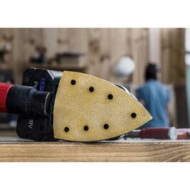 Bosch Professional Expert C470 Sandpaper with 8 Holes (for Hardwood, Paint on Wood, 93 x 186 mm, Grit 100, Orbital Sander Accessories), Pack of 50