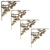 NACH Decorative Shelf Brackets, 4 Pack of 7 x 1.8