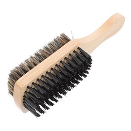 OHPHCALL 1pc Beard Brush Boar Bristles for Men Dual-sided Grooming Tool for Beard and Shredded Hair Care Beech Brush for Easy Cleaning and Comfortable Shaving
