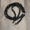 8mm Mala Beads, 108 Meditation Bracelet Necklace with Tree of