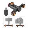 NEEWER 3-Wheels Wireless Video Camera Dolly, 3-Speed Motorized Electric Track