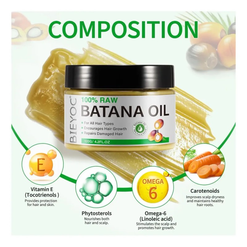 Aceite De Batana Crudo Para Crecimiento Del Cabello Natural
