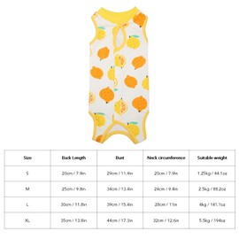 AYNEFY Traje de Cirugía para Gatos, para Aliviar la Ansiedad, Prevenir Heridas, Acelerar la Curación de Heridas, Ropa de Esterilización para Gatos (L)