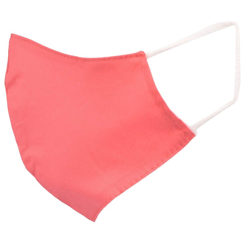 styleBREAKER Unisex Cotton Fabric Mask, Plain, Double Layer, Reusable, Washable,