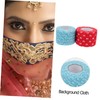 Hohopeti 2 Rolls Dots Pattern Net Yarn Decorative Mesh for