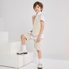 LOLANTA Children's Suit Toddler Boy Summer Wedding Festive Suits Vest
