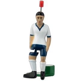 TIPP-KICK Star-Kicker England I Original Spieler für Groß & Klein I Spielspaß mit der Fußball-Figur Spiel I Zubehör I Trikot Weiß