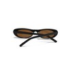 OSAGAMA Retro Slim Cat Eye Sunglasses Fashion Sunglasses for Men