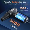 DOWYLIK Compressed Air Duster, 220,000RPM Strong Compressed Air, Brushless Canned