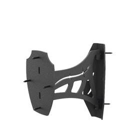 Skull Hooker Small/Medium Steel Powder-Coated Game Corner Shoulder Mount with Single 10-inch Swing Arm, Black