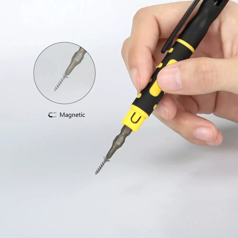 EDurable Pocket Pen Screwdriver Set With Phillips And Flathead Screwdriver,