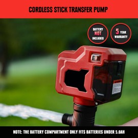 Cordless Stick Water Transfer Pump Compatible with Milwaukee 18V Battery(Tool Only), 720GPH Brushless Stick Utility Pump for Pool Garden Pond