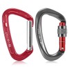 [通拓商品]24KN Non-locking Straight Gate Carabiner 25KN Twist Gate Carabiner Heavy