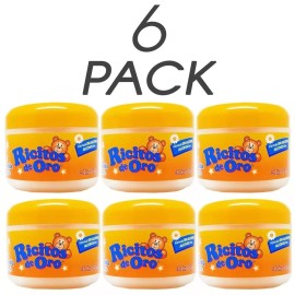Ricitos De Oro Chamomile Baby Styling Gel. Alcohol Free. 4.0 Fl Oz. Pack of 6