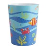 Allure Home Creation Fish Tails Plastic Wastebasket