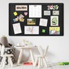 Large Bulletin Board - 60 x 36 Inches, Foldable Decorative