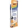 BIC 5 Cristal Ballpoint Pens Blue Ink Pack of 5