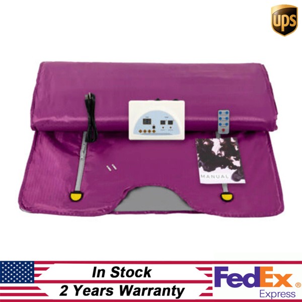 Unbranded 2 Zone Far Infrared Sauna Blanket Digital Controller Slimming