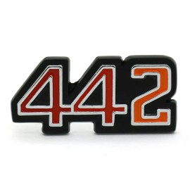 BBRP New "442" Glove Box Emblem / For 1970-71 Cutlass Olds Interior Badge