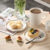 vancasso Starry Round Spoon Holder, Set of 2 Stoneware Spoon