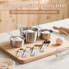 Measuring Cups and Spoons Set (8 Piece), Stainless Steel Measuring，4