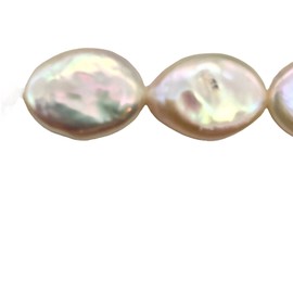 PremiumBead Oval/Teardrop Creamy Freshwater Coin Pearls | 15x9x5-13x10x4