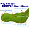 COUVER Adult Unisex Knee High Sports Athletic Baseball Softball Socks,