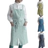 Stickling Premium Ramie Apron Made of 100% Natural Fibre with