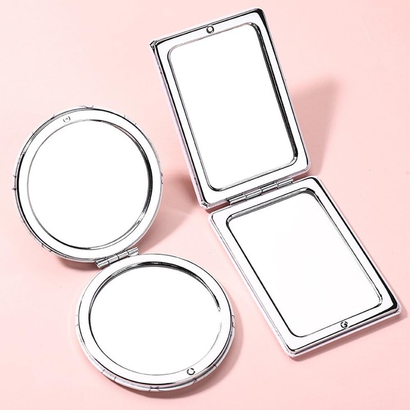 losensild Pocket Mirror, Small Compact Mirror Travel Makeup, 1X/3X Pocket