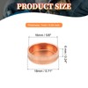 PATIKIL 5/8 Inch ID Copper Pipe End Cap, 12 Pack