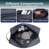 Wohlbege Men's Travel Toiletry Bag - Large Waterproof Dopp Kit