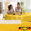 ANRO Oilcloth Tablecloth, Washable, Oilcloth, Garden Tablecloth, Outdoor, Indoor, Oval,