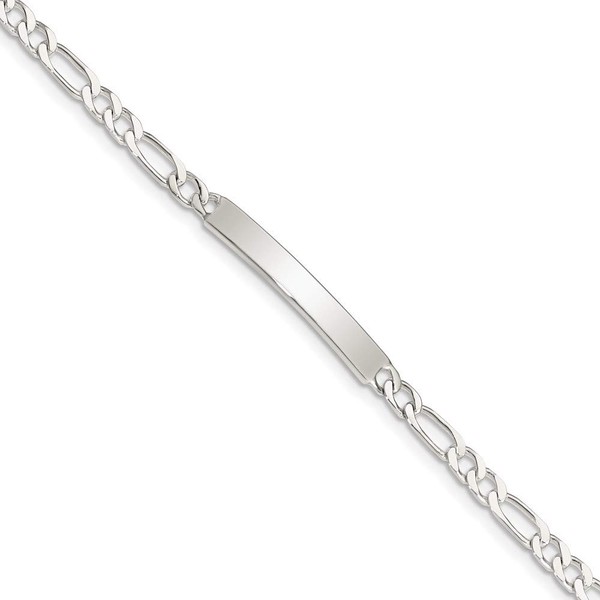 Jewels By Lux Polished Engravable Personalized Custom 925 Sterling Silver