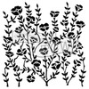 Crafter’s Workshop 6”x6” Stencil – Wild Blooms