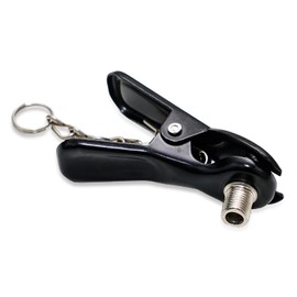 UTRAI Bicycle Valve Clip, Valve, US to English Valve Conversion Adapter, Bicycle Nozzle, English Valve, Presta/English Type Dedicated Pump Ferrule, Dragonfly Mouth for Dual Use Base, Iron Bicycle Tire Valve, Converter, Bicycle Air Pump Adapter