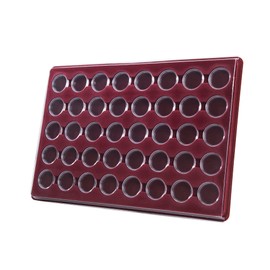 MC.Sammler Coin Tray + 40 Pieces Coin Capsules 26 mm for 2 Euro Coins