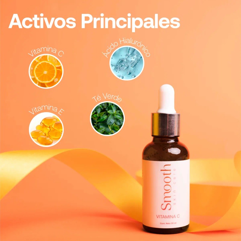 🍊💧 Smooth Skincare Vitamin C Facial Serum – Brightening &