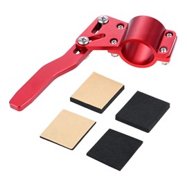 Turn Signal Lever Turn Signal Rod, Aluminum Position Up Kit, Turn Signal Extension Rod, Compatible with 0.7 to 1.1 inches (18 - 28 mm) Adjustable Angle (Red)