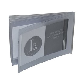 LB LEATHERBOSS Plastic Wallet Sideway Insert for Bifold Trifold Wallets - 6 Pages (1 pc.)