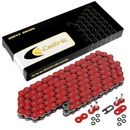 Caltric O-Ring Drive Chain for Kawasaki ZX14R ZX-14R Ninja ZX1400 2006-2011 Red