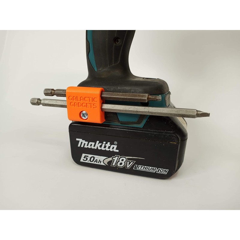 Side Mounted MAGNETIC Bit Holder for Makita 18V, Ryobi 18V,