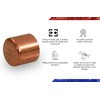 Supply Giant DUFD0012-5 Copper Sweat Plug End Cap Pipe Fitting,